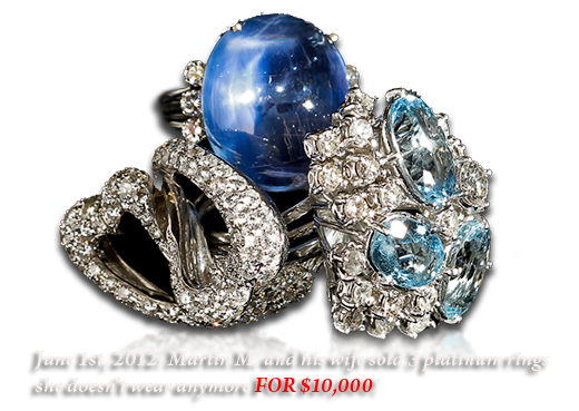 sell platinum and diamond rings in NY with us .. payout over $10,000